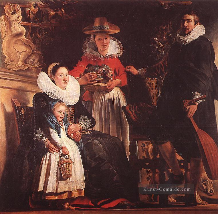 die Familie des Künstlers Flämisch Barock Jacob Jordaens Ölgemälde